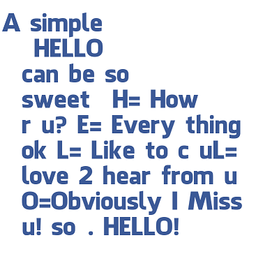 Random Hello Sentences e-Hello! | catnipoflife